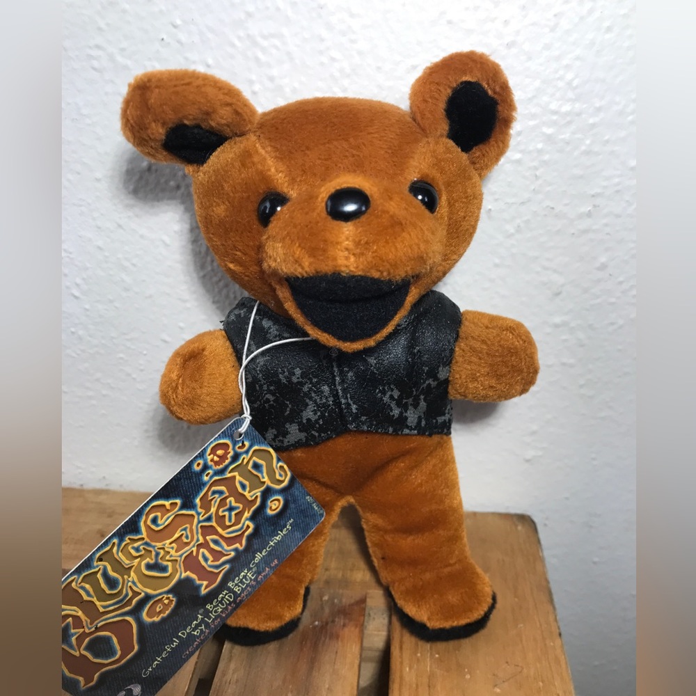 Vintage Blues Man Grateful Dead Bean Bear